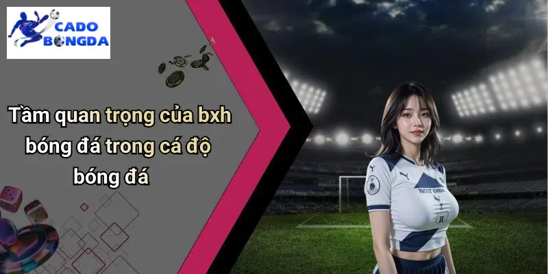 BXH bóng đá 1 BXH Bóng Đá