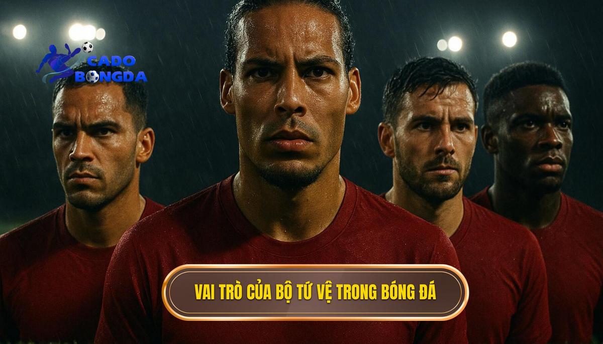 Phân tích vai trò chuyên sâu của từng vị trí trong bộ tứ vệ