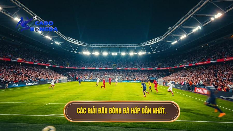 Các giải đấu bóng đá hấp dẫn nhất.