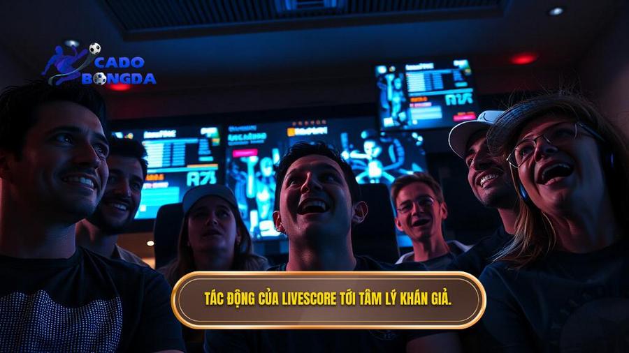 Tác động của Livescore tới tâm lý khán giả.
