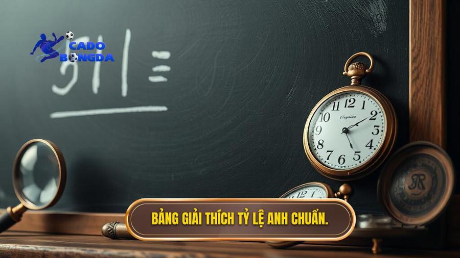 1. Bảng giải thích tỷ lệ Anh chuẩn.