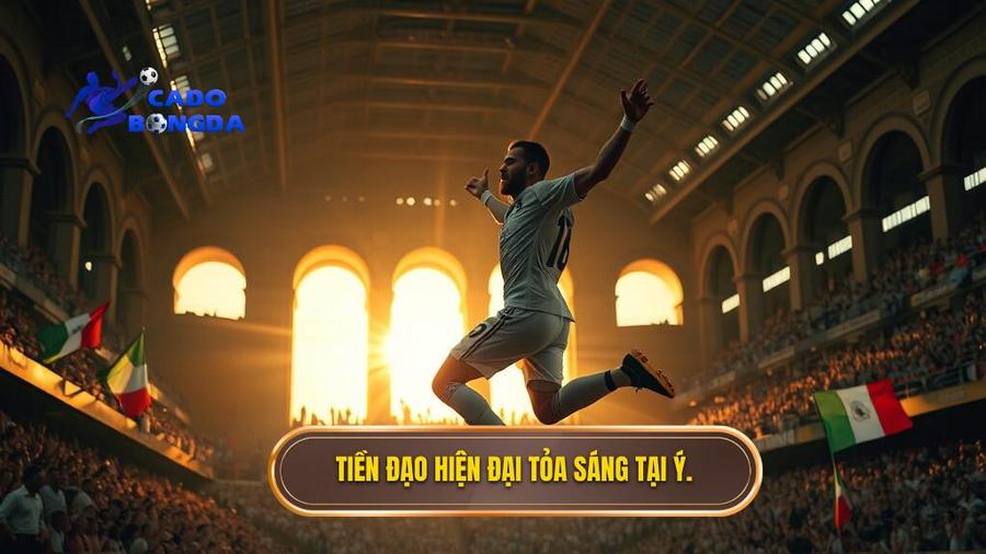 1. Tiền đạo hiện đại tỏa sáng tại Ý.