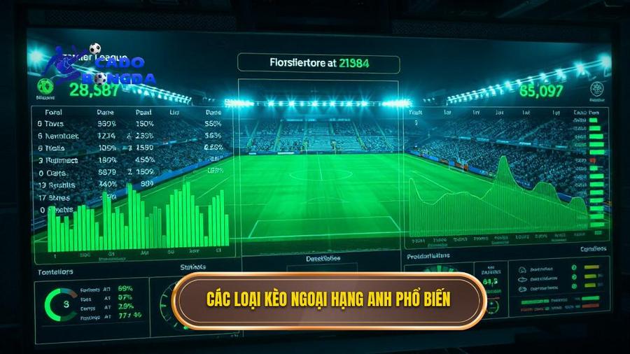 Các loại kèo Ngoại hạng Anh phổ biến