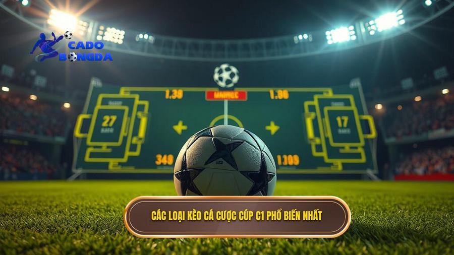 Các loại kèo cá cược Cúp C1 phổ biến nhất