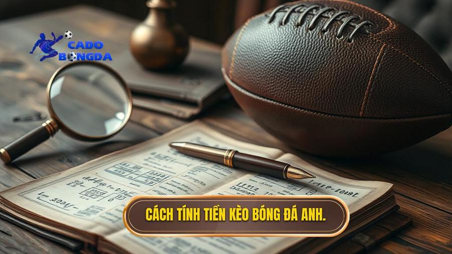 2. Cách tính tiền kèo bóng đá Anh.