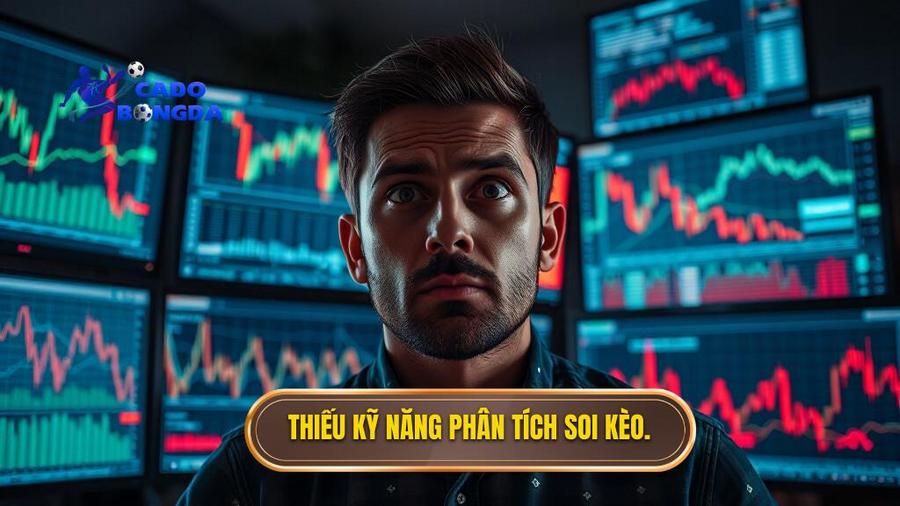 Thiếu kỹ năng phân tích soi kèo.