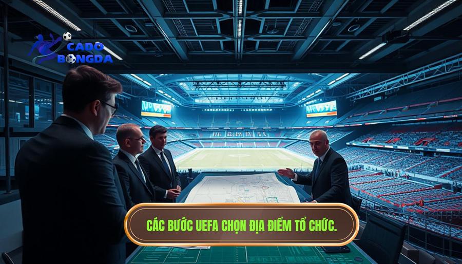 Chung kết Champions League diễn ra ở đâu? Khám phá thánh đường bóng đá mùa giải mới 3 Quy trình tuyển chọn địa điểm tổ chức của UEFA